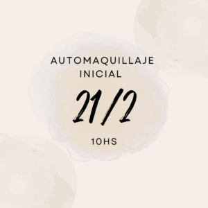 AUTOMAQUILLAJE INICIAL 21/2 10hs